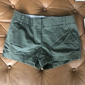Green JCrew Classic Shorts Size 4